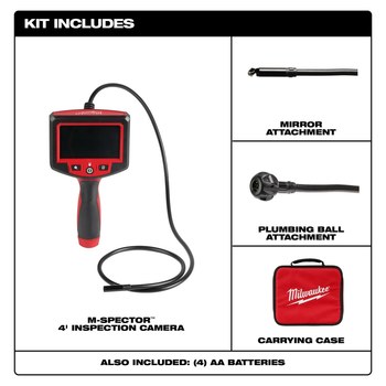 Milwaukee 2319-20 M-Spector Black/Red Inspection Camera