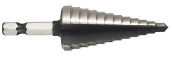 Picture of Cle-Line 3/16 in-1/2 in x 1/16 in 118° Right Hand Cut High-Speed Steel Step Drill Bit C20310 (Main product image)