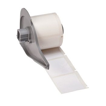 Picture of Brady White Vinyl Thermal Transfer M71-32-498 Die-Cut Thermal Transfer Printer Label Roll (Main product image)