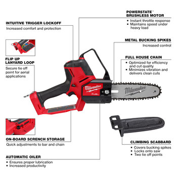 Milwaukee M18 FUEL HATCHET Pruning Saw 3004-20 - 4.9 lb