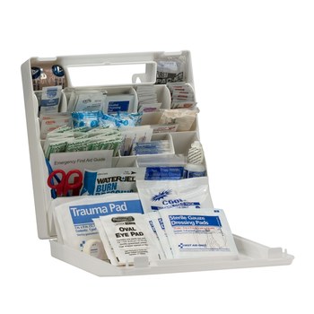 First Aid Only First Aid Kit - 3 in Width - 10.75 in Length - 11 in Height - Plastic Case Construction - 092265-90639