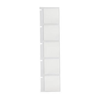 Brady Wraptor A6200 B-499 White Nylon Labels - 1 in Width - 1 in Height - Roll - 754473-63254