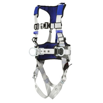 DBI-SALA ExoFit X100 Construction, Positioning Body Harness 70804540105, Size Large, Gray - 19011