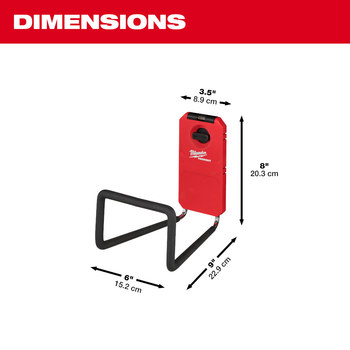 Milwaukee PACKOUT Wide Hook Hanger 48-22-8332 - Polymer/Steel