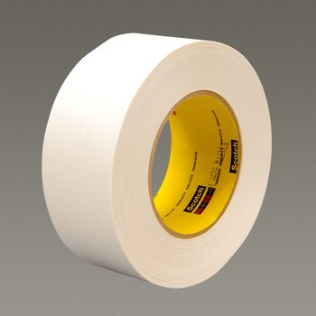 3M R3187 White Splicing Tape - 18 mm Width x 55 m Length - 7.5 mil Thick - Kraft Paper Liner - 17595