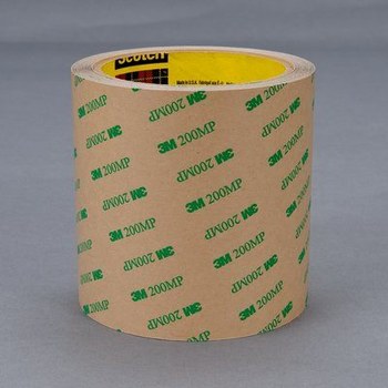 3M 9668MP Clear Transfer Tape - 24 in Width x 180 yd Length - 5.2 mil Thick - Polycoated Kraft Paper Liner - 68433