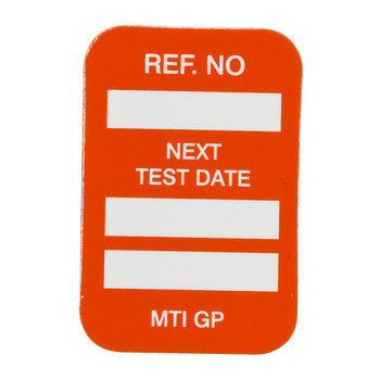 Picture of Brady Microtag Orange Vinyl MIC-MTIGP O Micro Tag Insert (Main product image)