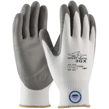 Picture of PIP Great White 3GX 19-D322 White/Gray 2XL Dyneema Cut-Resistant Gloves (Main product image)