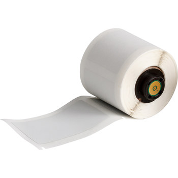 Picture of Brady Permashield Silver Polyester Thermal Transfer PTPSL-50-428 Die-Cut Thermal Transfer Printer Label Roll (Main product image)