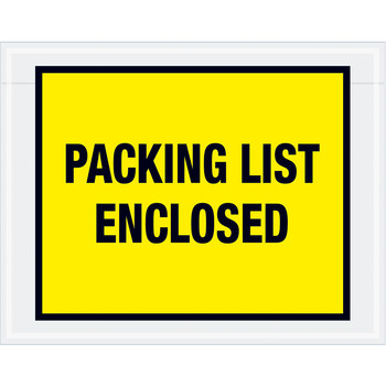Picture of PL405 Packing List Enclosed Full Face Envelopes. (Main product image)
