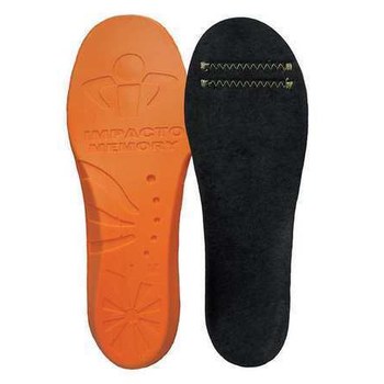 Impacto MEMESD Insole MEMESD1011 - Size 10 to 11 - Orange, Black - 38840