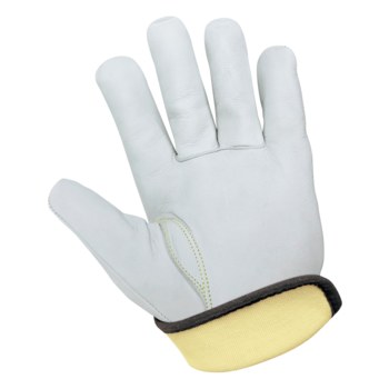 Global Glove CIA3800 - Impact, Oil, Water, Cut and Flame Resistant Grain Goatskin Gloves, Cut Resistant Glove, A4