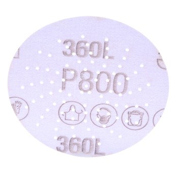 3M Hookit 360L Coated Aluminum Oxide Purple Hook & Loop Disc - Film Backing - 3 mil Weight - P800 Grit - Super Fine - 3 in Diameter - 20828