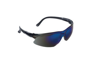 Picture of Kimberly-Clark Visio V20 Blue Black Polycarbonate Standard Safety Glasses (Main product image)