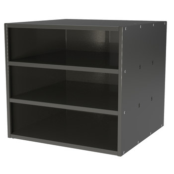 Picture of Akro-Mils AD1817C Akrodrawers 60 lb Charcoal Gray Powder Coated, Textured Stackable Super Modular Cabinet (Main product image)