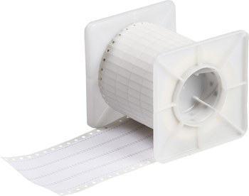 Picture of Brady Bradysleeve White Heat-Shrinkable Dot Matrix HCPS-0.9-3758-WT Dot Matrix Printer Label (Main product image)