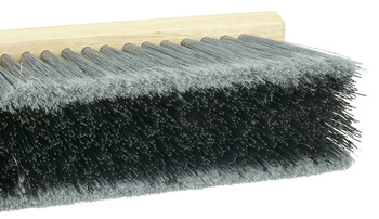Weiler Pro-Flex 446 Push Broom Head - 24 in - Polystyrene, Polypropylene - Grey, Black - 44600