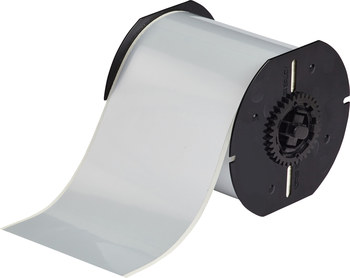Picture of Brady MetaLabel Gloss Silver Indoor Polyester Thermal Transfer B30C-4000-434 Product ID Label Roll (Main product image)