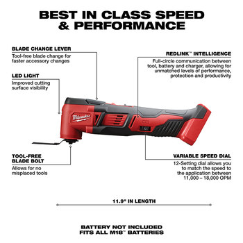 Milwaukee M18 Oscilating Multi-Tool 2626-20