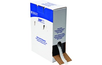 Picture of Brady White Outdoor Polyester Thermal Transfer M71C-475-422 Continuous Thermal Transfer Printer Label Roll (Main product image)