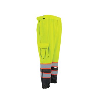 Global Glove FrogWear High-Visibility Pants GLO-88P/LG/XL - Size Large/XL - Lime - GLO-88P LG/XL