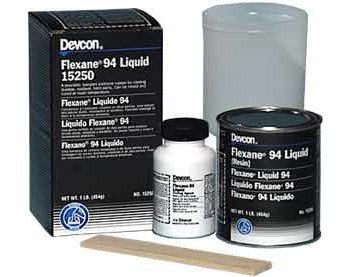 Devcon 2 Ton Clear Two-Part Epoxy Adhesive, Base & Accelerator (B