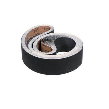 3M 461F Sanding Belt 08192 - 4 in x 106 in - Silicon Carbide - P400 - Extra Fine