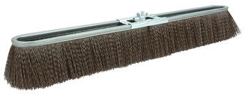 Weiler Vortec Pro 252 Push Broom Head - 24 in - Polypropylene - Brown - 25295