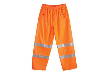 Picture of Jackson Safety Orange/Silver Large Polyester Rain Pants (Main product image)