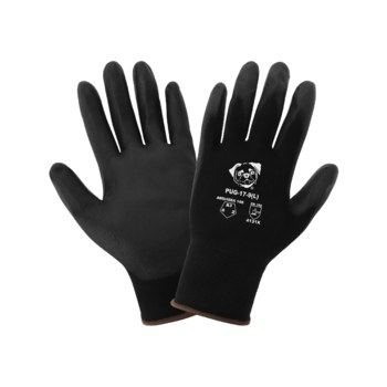 PUG-17-9 Global Glove PUG-17 Gloves, Black Nylon, Black