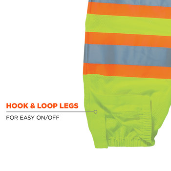 Ergodyne High-Visibility Pants 8911 22965 - Size Large/XL - High-Visibility Lime