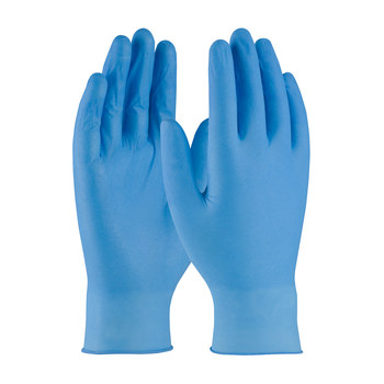 Picture of PIP Ambi-dex 63-532 Blue Small Nitrile Powdered Disposable Gloves (Main product image)