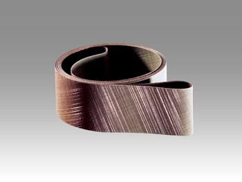 3M Trizact 307EA Coated Aluminum Oxide Gray Sanding Belt - Cloth Backing - JE Weight - A6 Grit - Ultra Fine - 4 in Width x 132 in Length - 27766
