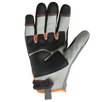 Ergodyne ProFlex 710 Gray/Black/Orange Large Work Gloves - 17044