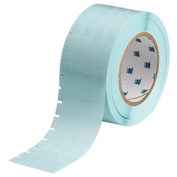 Picture of Brady Clear Tamper-Evident Polyester Thermal Transfer THT-149-7566-10 Die-Cut Thermal Transfer Printer Label Roll (Main product image)