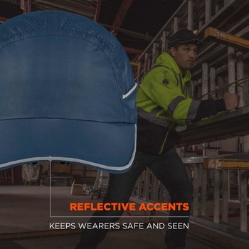 Ergodyne Skullerz LED Bump Cap 8965 23339 - Navy