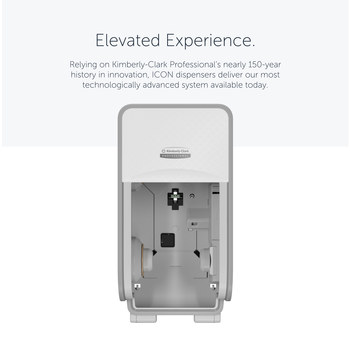 Kimberly-Clark Professional ICON Vertical Toilet Paper Dispenser 58711 - Pull Out by Hand - Grey