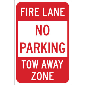Picture of Brady B-959 Aluminum Rectangle White English Parking Restriction, Permission & Information Sign part number 141795 (Main product image)