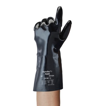 Ansell Neox 9-924 Chemical-Resistant Glove 213290, Size 10, Black