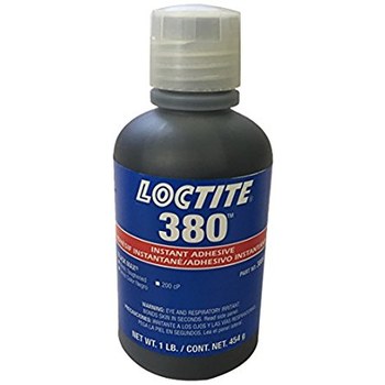 380 Max Instant Adhesive, Toughened, 1 oz, Bottle, Loctite | Black