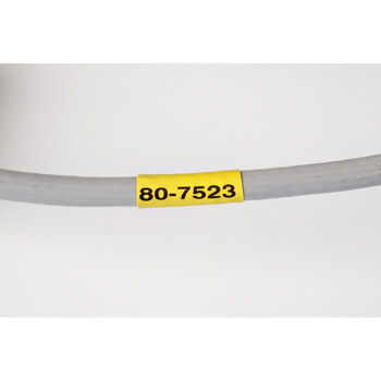 Brady PermaSleeve B33-750-2-342-2 Die-Cut Printer Sleeve - Polyolefin - White - B-342 - 94841