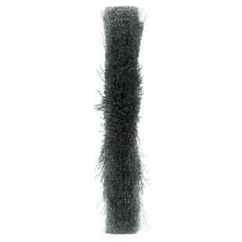 Weiler 06180 Wheel Brush - 12 in Dia - Crimped Steel Bristle