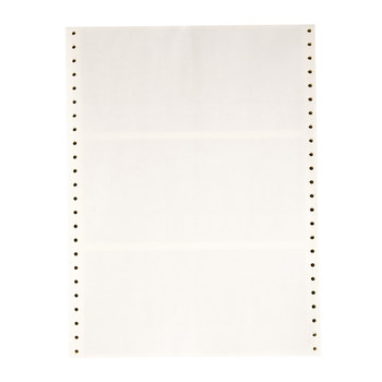 Picture of Brady Datab Clear / White Self-Extinguishing, Self-Laminating, Write-On Vinyl Dot Matrix DAT-39-292-2.5 Dot Matrix Printer Label (Main product image)