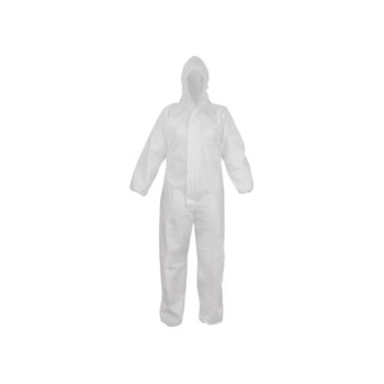 Global Glove FrogWear Disposable Coveralls Premium NW-COV63-2XL - Size 2XL - White - NW-COV63 XXL
