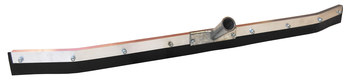 Weiler 455 Floor Squeegee - Metal Handle - 36 in Overall Length - 36 in Curved Heavy-Duty Rubber Blade - 45511