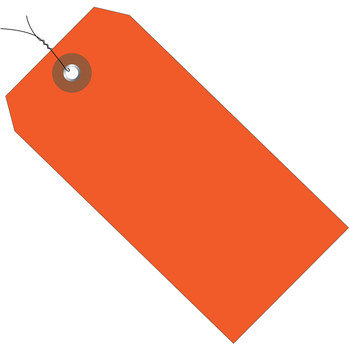 Picture of Shipping Supply Orange Vinyl 12752 Plastic Tags (Main product image)