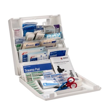 American Red Cross First Aid Kit - 10.75 in Length - Plastic Case Construction - 092265-91616