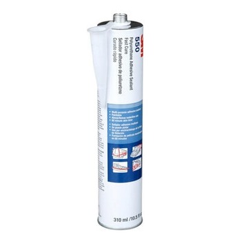3M 550FC One-Part Polyurethane Adhesive Sealant White Paste 310 ml Cartridge - 62791