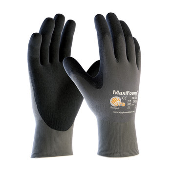 Picture of PIP MaxiFoam Lite 34-900 Gray X-Small Nylon Work Gloves (Main product image)