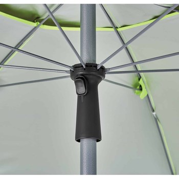 Ergodyne SHAX 6100 Industrial Umbrella - 7 1/2 ft Height - Polyester - Hi-Vis Lime - 12967